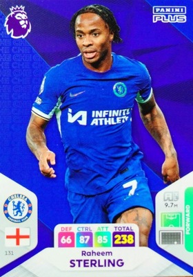 PANINI PREMIER LEAGUE 2024 PLUS 131 RAHEEM STERLING CHELSEA