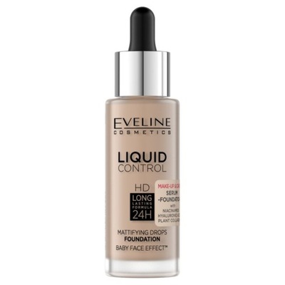 Eveline Cosmetics Liquid Control HD Long Lasting Formula 24H podkład do