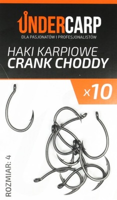 Teflonowe haki CRANK CHODDY UNDERCARP rozm. 4