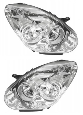 Opel combo d doblo фара лампа передня лівий + правий гомологація tyc фото №1