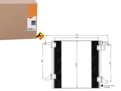 Nrf35579 outlet! - конденсатор кондиціонера db фото №1