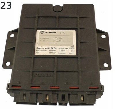 Блок керування бортовий комп'ютер opc4 scania 1754674 фото №1