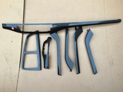 Audi q7 sq7 4m оригинальные накладки декоративные декоры салона карбон карбон фото №1