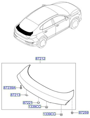 Hyundai i30 fastback n 2017- спойлер фото №1