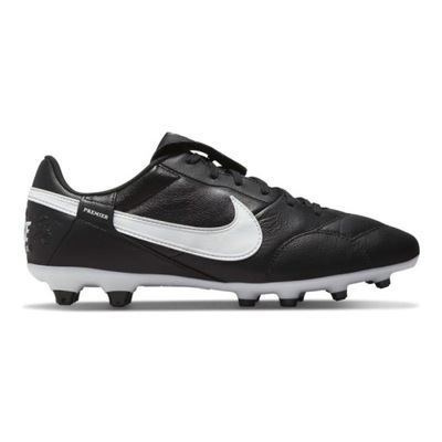 Czarne Skóra naturalna Buty Korki Nike r.42