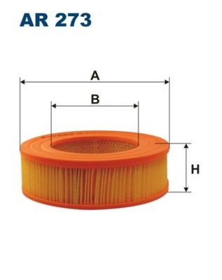 ФІЛЬТРИ ПОВІТРЯ FILTRON AR 273