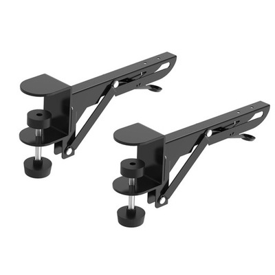 2Pcs Desk Extender Clamp Punch Free Clamp on Saving Space Collapsible