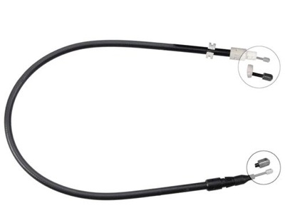 CABLE FRENOS DE MANO MERCEDES W251 R-KLASA 06-  