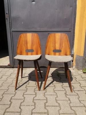 2 Krzesła Design - proj. F. Jirak Vintage PRL '60