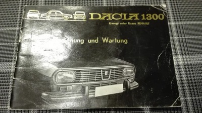 DACIA 1300 MANUAL MANTENIMIENTO LIBRO 1980 ALEMANIA  