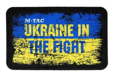 NASZYWKA Ukraine in the Fight 80X50 mm M-Tac RZEP