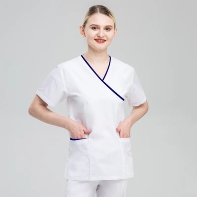 Zestaw Medyczny Casual Pielęgniarka Uniform Biały XL