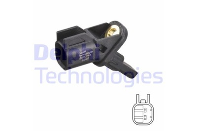 SENSOR ABS PARTE DELANTERA IZQUIERDA/DERECHA SENSOR VELOCIDAD REVERSIBLE RUEDAS DELPHI SS20743  