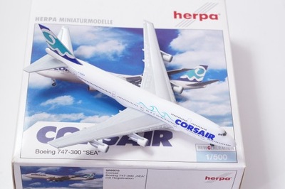 HERPA Boeing 747-300 "Sea" Corsair skala 1:500