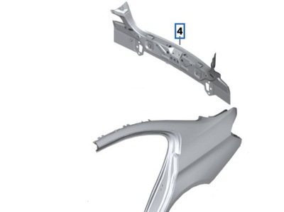 Pas задній bmw 3 f30 / m3 f80 оригінал фото №1