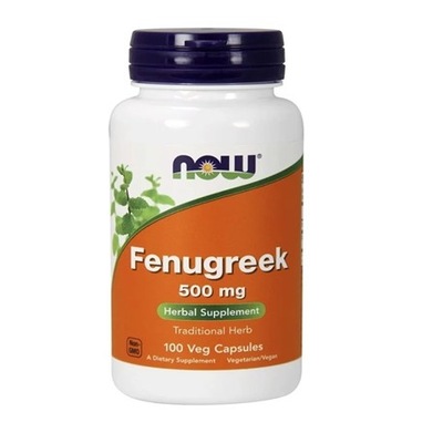 Now Foods Fenugreek (Kozieradka) 500 mg (100kaps)