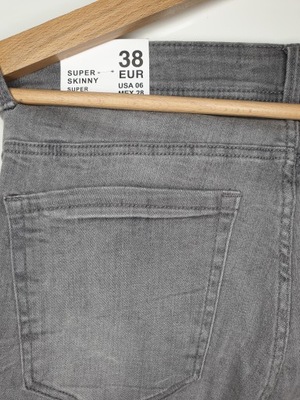 Spodnie jeansy nowe szare 38 roz m
