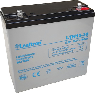 АККУМУЛЯТОР LEAFTRON LTH12-30 LITHIUM (12V\/30AH) LIFEPO4 3000 CYKLI фото