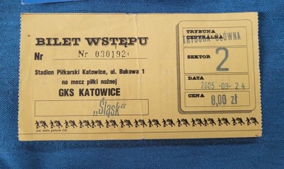 bilet GKS Katowice - Śląsk Wrocław