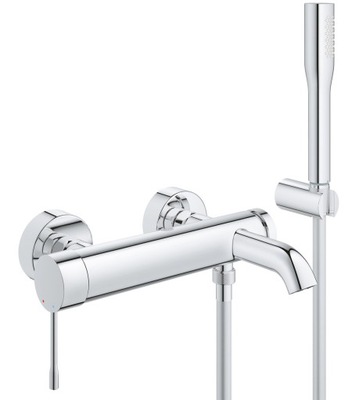 Bateria wannowa Grohe Essence New jednouchwytowa z zestawem punktowym