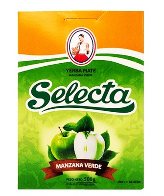 Yerba Mate Selecta Manzana Verde 500g Jabłkowa