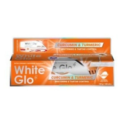 WHITE GLO CURCUMIN WYBIELAJĄCA PASTA Z KURKUMINĄ 100ml + SZCZOTECZKA