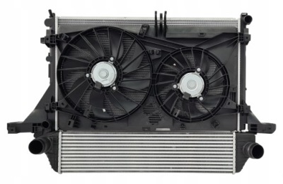 Комплект радиатор + вентилятор renault master 3 2010+ 2.3 дизель фото №1