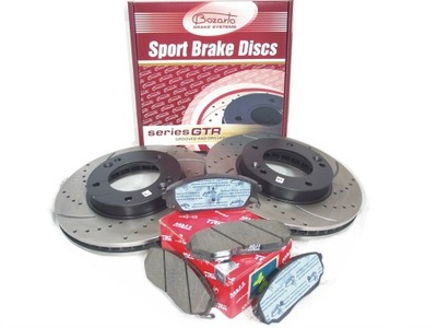 DISCOS WIERCONE 302MM ZAPATAS KIA SORENTO I 2.4 3.3 3.5 V6 2.5 CRDI PARTE DELANTERA  