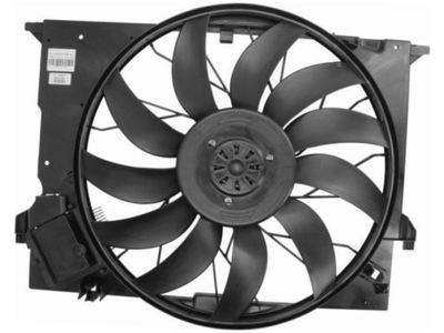 Вентилятор радіатора mercedes slr r199 5.4 clk c209 6.2 cls c219 6.2 фото №1