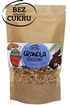 OATBE Granola KOKOSOWA 250g |Bez dodatku cukru |