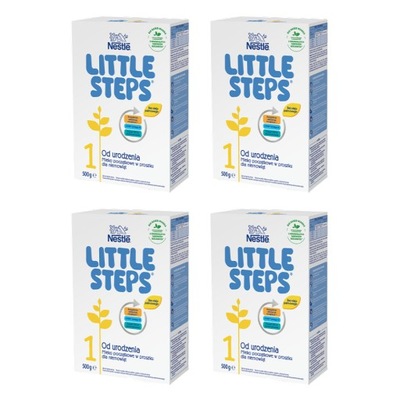 NESTLE LITTLE STEPS 1 mleko początkowe 4x500g