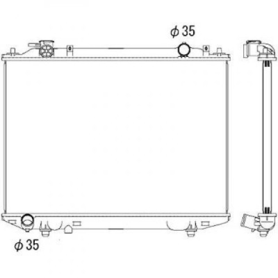 Радиатор mazda b2500 99 фото №1