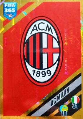 PANINI naklejki FIFA 365 2024 NAKLEJKA 349 LOGO AC MILAN