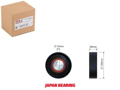 Ролик натяжителя ремень клиновой alfa romeo 166 fiat marea lancia фото №1