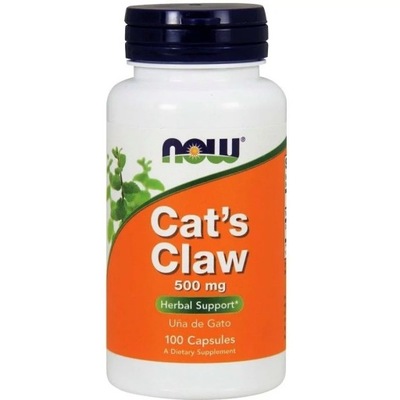 Cat's Claw Koci pazur 500mg 100 kapsułek NOW Foods