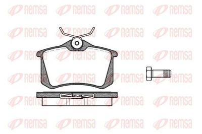 ZAPATAS DE FRENADO REMSA 026310 GDB823  