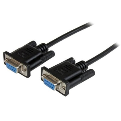 StarTech.com SCNM9FF1MBK kabel równoległy Czarny 1 m DB-9