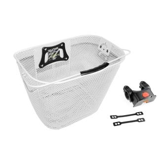 KOSZ KOSZYK ROWEROWY PRZEDNI 2K Z UCHWYTEM NA KLIK HT-512