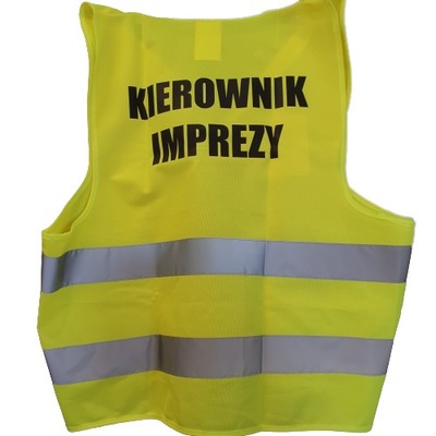 Kamizelka ostrzegawcza KIEROWNIK IMPREZY R.M