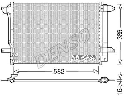 AUŠINTUVAS KONDICIONAVIMO DENSO DCN32027 