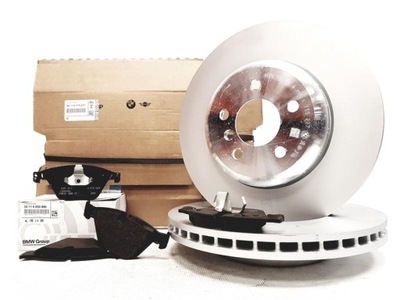 Оригінальний номер bmw гальмівні диски+ гальмівні колодки перед 5 f10 f11 348mm фото №1