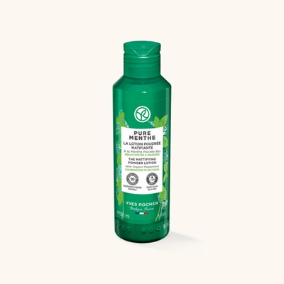 Yves Rocher tonik Pure Menthe matujący lotion pudrowy