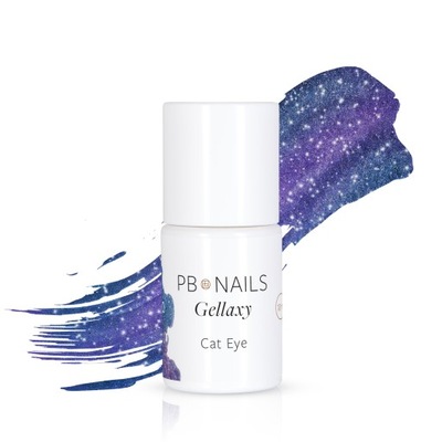 PB NAILS Lakier hybrydowy do paznokci Cat Eye GE410 Luna Kocie oko 10ml