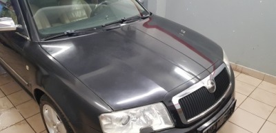 Капот крышка двигателя skoda superb цвет 9910 фото №1