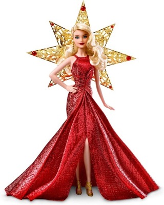 Barbie Lalka Kolekcjonerska W Świątecznej Kreacji Dyx39