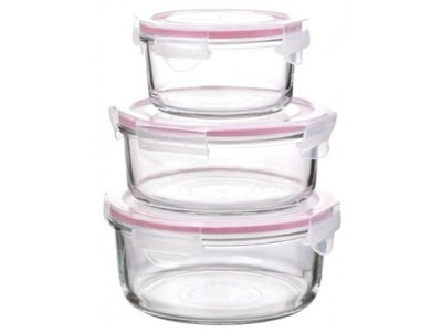 Zestaw pojemników na żywność GLASSLOCK GL-642