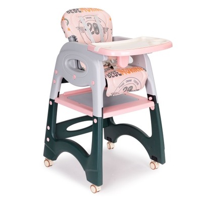 Krzesełko do karmienia 2w1 fotelik stolik dla dzie