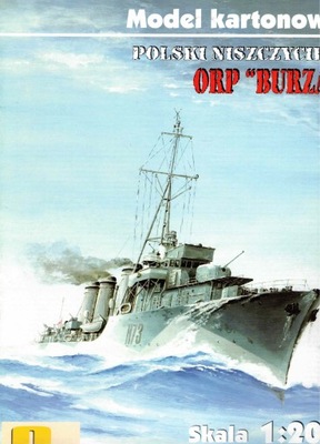 Quest nr 002 Polski niszczyciel ORP BURZA 1:200