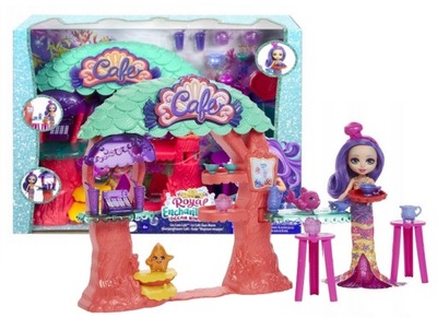 LALKA ENCHANTIMALS SYRENKA PODWODNA KAWIARENKA