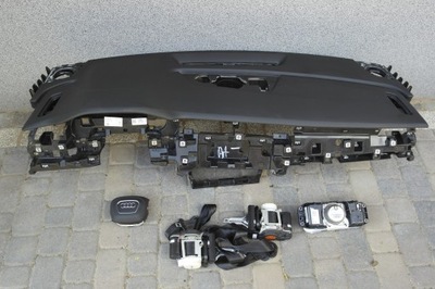 Audi q8 панель приладів подушка безпеки ремені pas панель приладів консоль панель приладів pulpit полиця фото №1